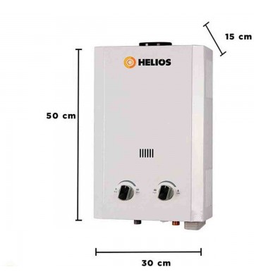 BOILER DE PASO 6 LITROS LP HELIOS