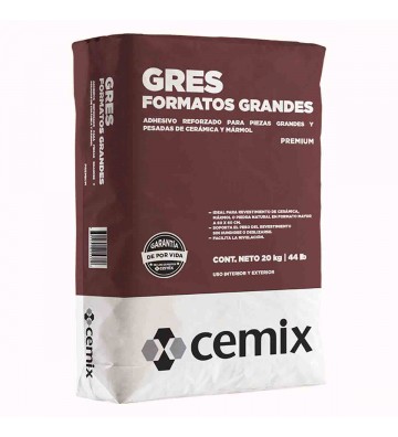 GRES FORMATOS GRANDES CEMIX 20KG