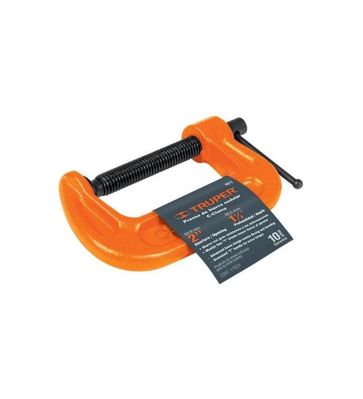 PRENSA P/CARP 5-5/16" No. 17662 TRUPER PRENSA P/CARP 5-5/16" No. 17662 TRUPER