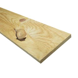 MADERA AMERICANA CEPILLADA Y DESFLEMADA 1"X 8"X8