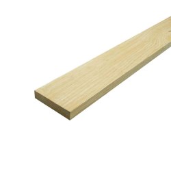 MADERA AMERICANA CEPILLADA Y DESFLEMADA 1"X4"X8