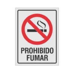 SE?ALAMIENTO "PROHIBIDO FUMAR" 18X24