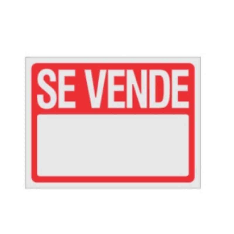 Señalética adhesiva cartel se vende - TenVinilo