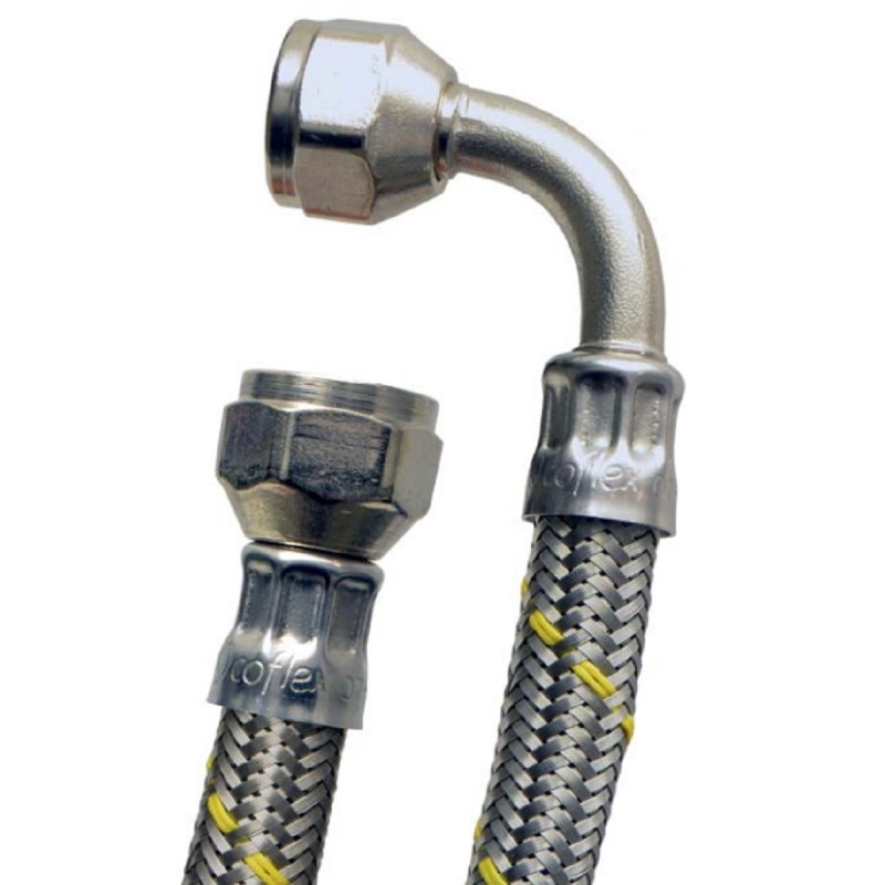 Conector de codo de mangueras flexibles Ligero para tubo de mangueras 