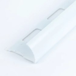 PERFIL PVC LISO BLANCO 2.44 MT