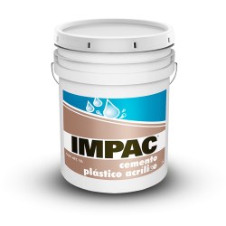 Cemento plastico acrilico 19 litros impac