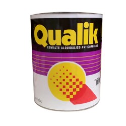 PINTURA ESMALTE BLANCA MATE QUALIK 4L