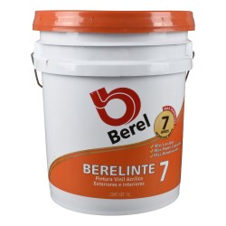 PINTURA VINIL ACRÍLICA BEREL BERELINTE 7 MATE DE 19L