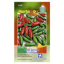 SEMILLA CHILE SERRANO No. H950