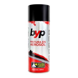 PINTURA AEROSOL COLOR NEGRO BRILLANTE 400 MILILITROS BYP ANB