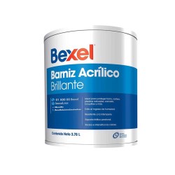 BARNIZ ACRÍLICO BRILLANTE BEXEL 4L