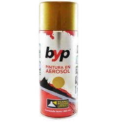 PINTURA AEROSOL COLOR ORO 400 MILILITROS BYP AOR