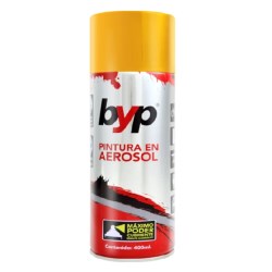 PINTURA AEROSOL COLOR AMARILLO 400 MILILITROS BYP AAO