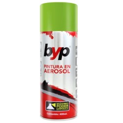 PINTURA AEROSOL COLOR VERDE ECOLOGICO 400 MILILITROS BYP AVE