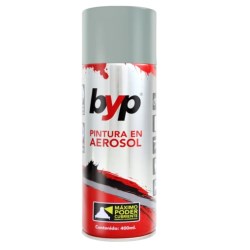 PINTURA AEROSOL COLOR PLATA 400 MILILITROS BYP APL