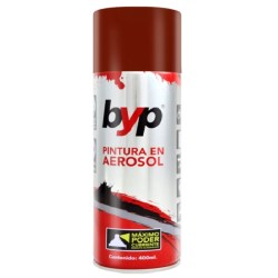 PINTURA AEROSOL COLOR MARRON 400 MILILITROS BYP AMA