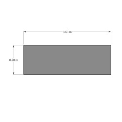 REPISA ELEGANCE ENCINO POLAR 20 X 60 CM No. 402379