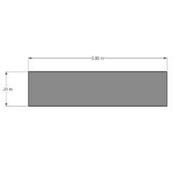 REPISA ELEGANCE ENCINO POLAR 20 X 80 CM No. 402373