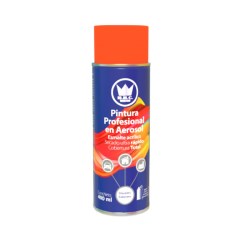 PINTURA ACRILICA EN AEROSOL ANARANJADO FLUORESCENTE 400 ML No. CPA24