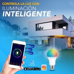 FOCOS LED SMART BLANCO Y MULTICOLOR PAQUETE CON 2 PIEZAS INNLITE ALA-029