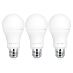 PAQUETE DE 3 FOCOS LED BLANCO FRIO 10 WATTS INNITE WLA-014