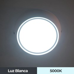 LAMPARA PARA TECHO LED 12 WATTS BLANCO LUMIMEXICO 21232-1