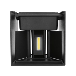 LAMPARA PARED  CUBO DOBLE LUZ  CALIDA Y ANGULO No. ADE-021 INT / EXT