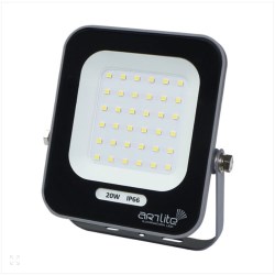 REFLECTOR LED 20 W SMD SLIM BLANCO FRIO No. ARE-001