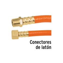 MANGUERA DE PVC PARA COMPRESOR DE BAJA PRESION 10 METROS 1/4 PULGADAS TRUPER 19014