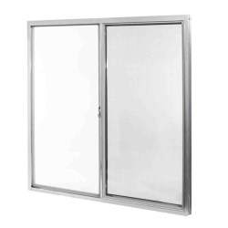 VENTANA BAS ALUM NAT 60X60 M I211XO