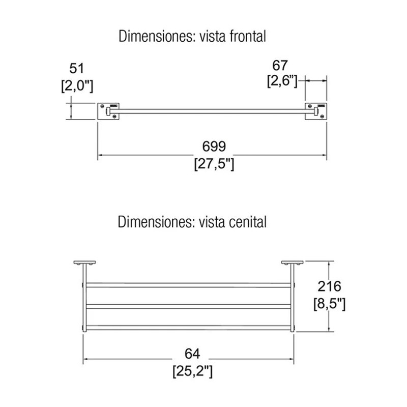 PASAMANOS D/MADERA 2-1/2" X2-1/2" X8' PASAMANOS D/MADERA 2-1/2" X2-1/2" X8'