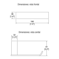 PORTAPAPEL SENCILLO MAXIMA CR No.  20117