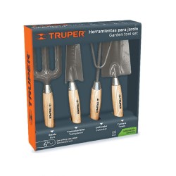 HERRAMIENTAS PARA JARDIN CON 4 PIEZAS TRUPER 15030