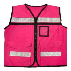 CHALECO TIPO BRIGADISTA ROSA No. ADS-218