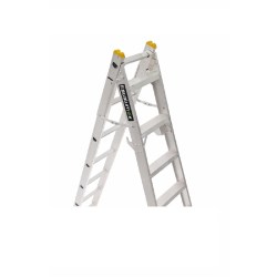 ESCALERA CONVERTIBLE DE ALUMINIO ESCALUMEX 6´ TIPO II No. CTE-6