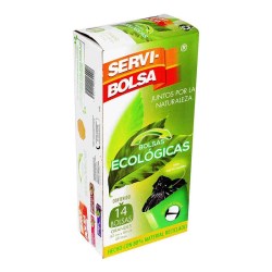 BOLSA PARA BASURA ECOLÓGICO 14 PIEZAS 62X80