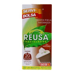 BOLSA PARA BASURA ECOLÓGICO 20 PIEZAS 55X60