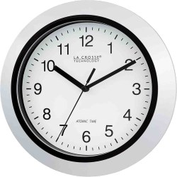 RELOJ DE PARED 10" PLATA