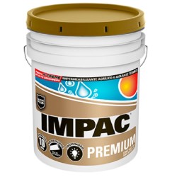 IMPERMEABILAZANTE IMPAC PREMIUM FIBRATADO 19 LITROS IMPAC