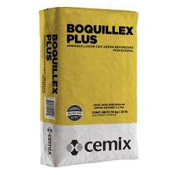 BOQUILLA COLOR ROJO CON ARENA 10 KILOGRAMOS CEMIX