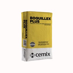 BOQUILLA COLOR NEGRO CON ARENA 10 KILOGRAMOS CEMIX