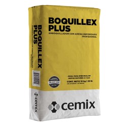 BOQUILLA COLOR CAFE CLARO CON ARENA 10 KILOGRAMOS CEMIX