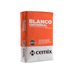 ADHESIVO BLANCO UNIVERSAL 20 KILOGRAMOS CEMIX