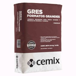 GRES FORMATOS GRANDES 20 KILOGRAMOS CEMIX