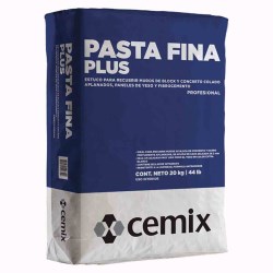 PASTA FINA PLUS BLANCO CEMIX 20KG