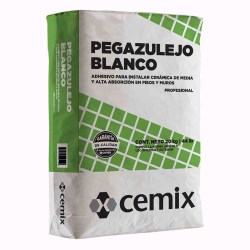 PEGAZULEJO BCO 20KG CEMIX