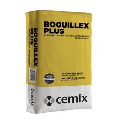 BOQUILLA COLOR ACERO CON ARENA 10 KILOGRAMOS CEMIX