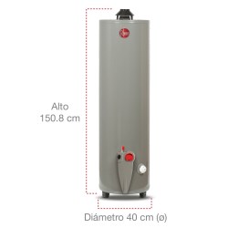 CALENTADOR DE AGUA 30 GALONES GAS LP RHEEM