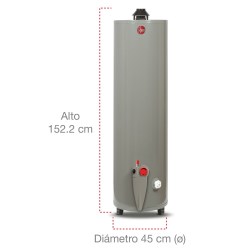 CALENTADOR AGUA 40 GALONES GAS NATURAL RHEEM