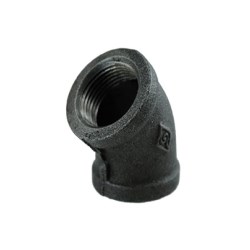 CODO NEGRO 3/4" X 45 GRADOS